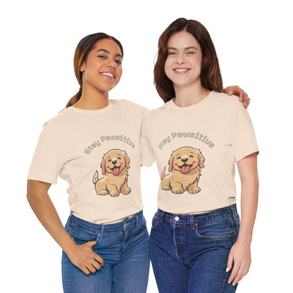 Stay Pawsitive Puppy T-Shirt