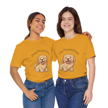Stay Pawsitive Puppy T-Shirt