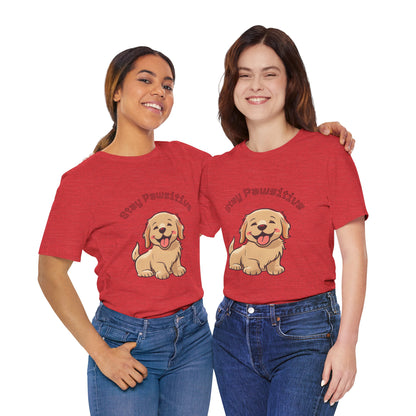 Stay Pawsitive Puppy T-Shirt