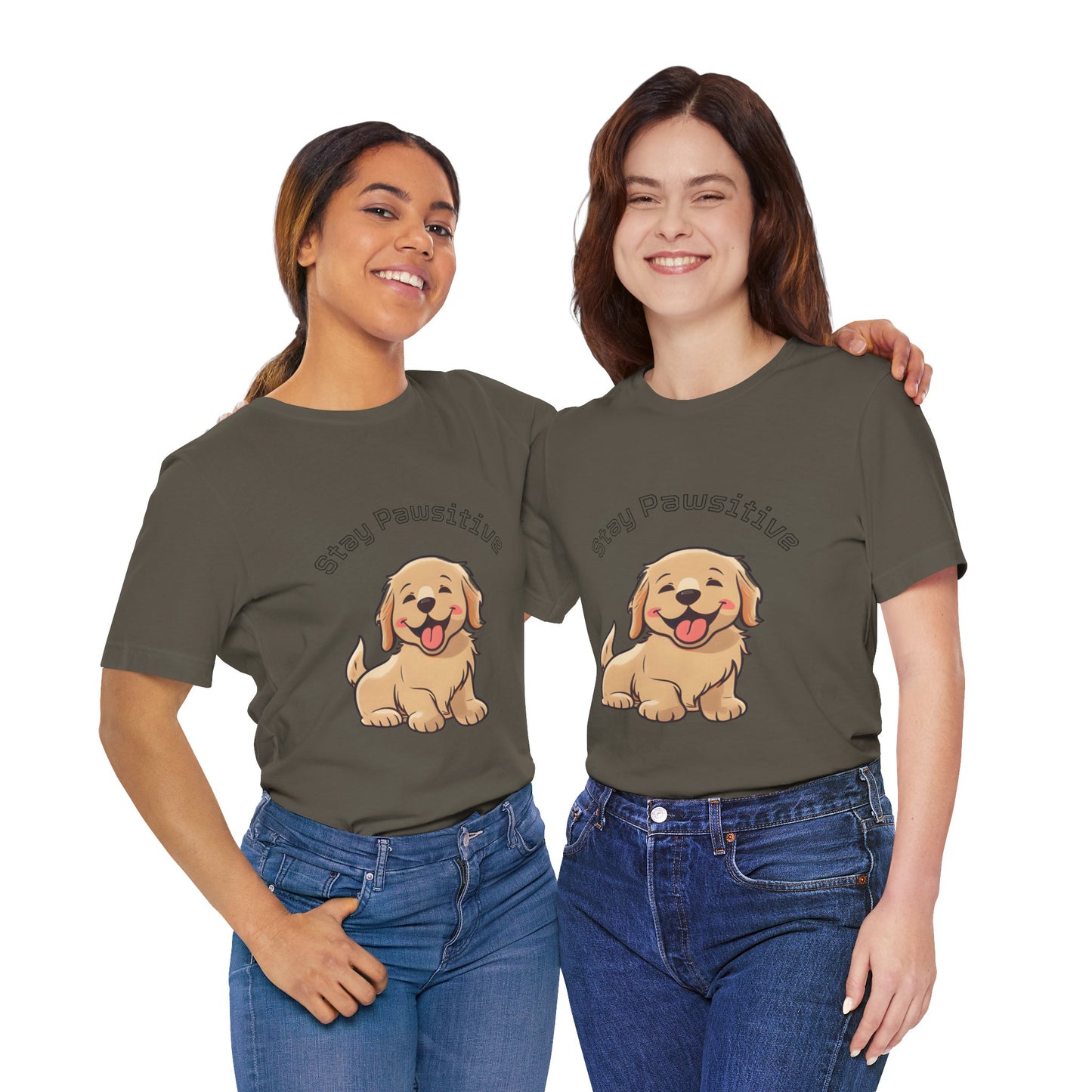 Stay Pawsitive Puppy T-Shirt