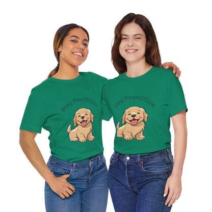 Stay Pawsitive Puppy T-Shirt